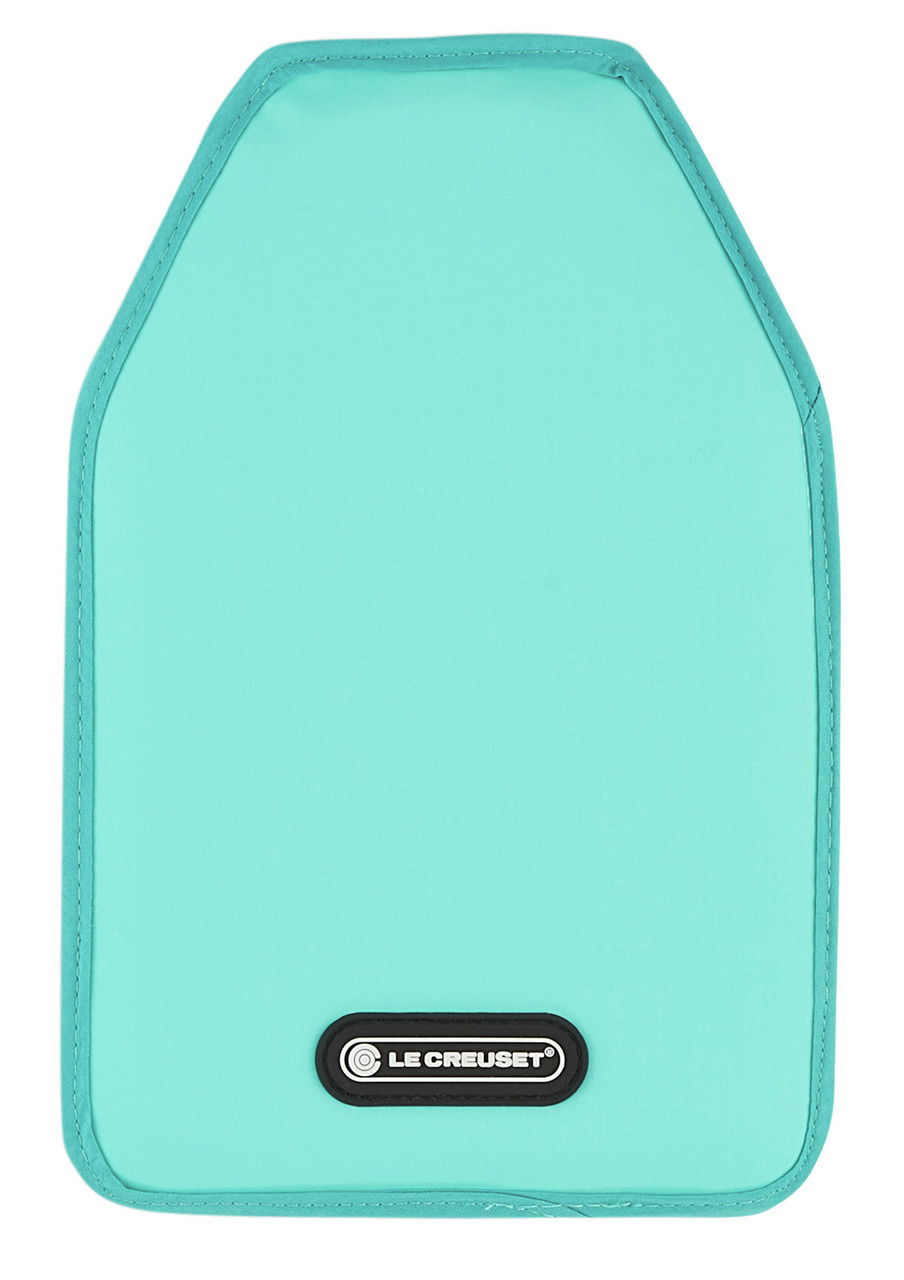 Türkisfarbener Weinkühler von Le Creuset, Vorderansicht