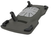 Fußstütze aus Kunststoff mit Filzauflage, seitliche Perspektive