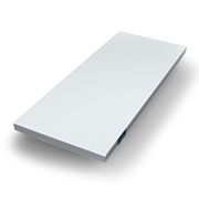 EaZzzy Topper Classic 90x200x7 cm in schräger Draufsicht