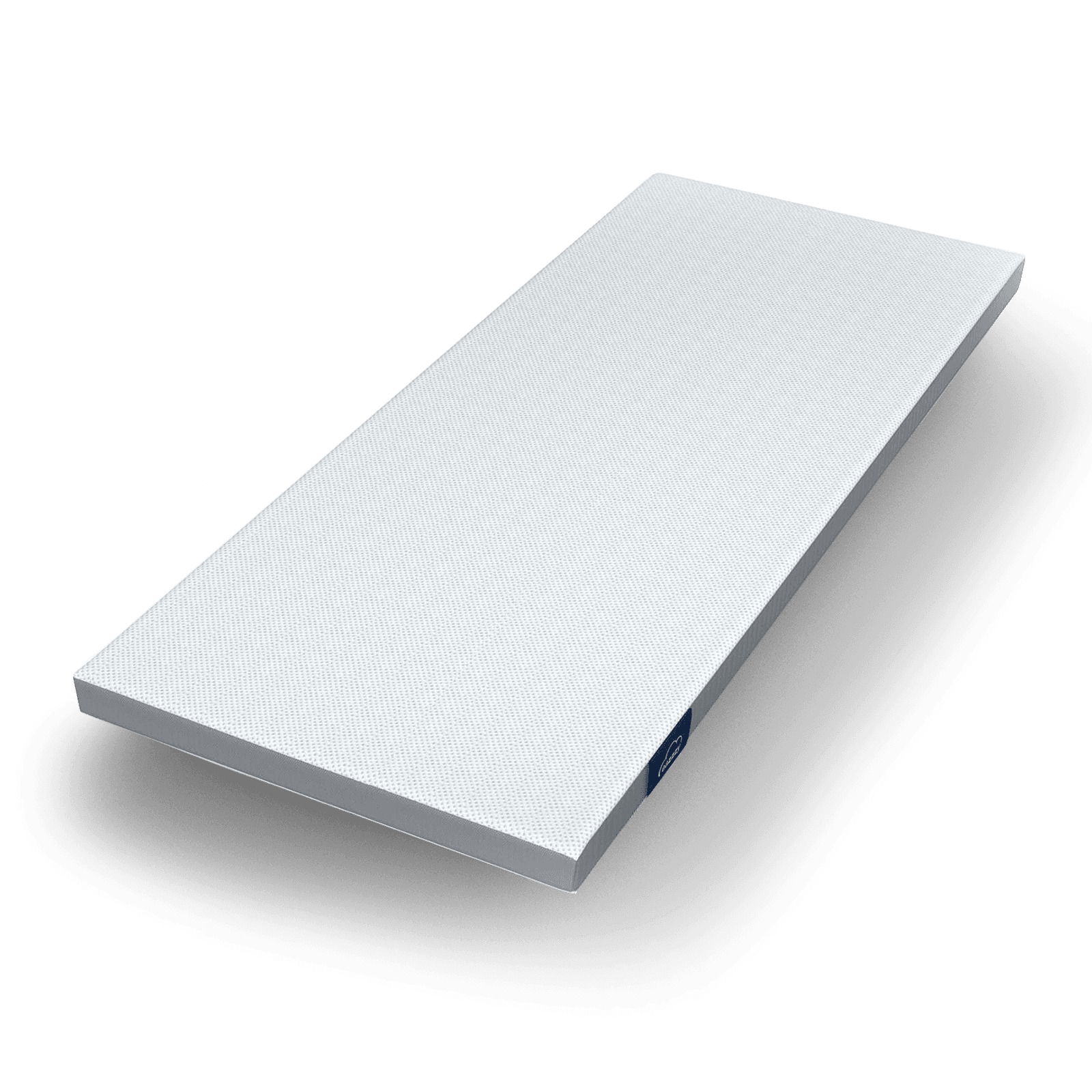 EaZzzy Topper Classic 90x200x7 cm in schräger Draufsicht