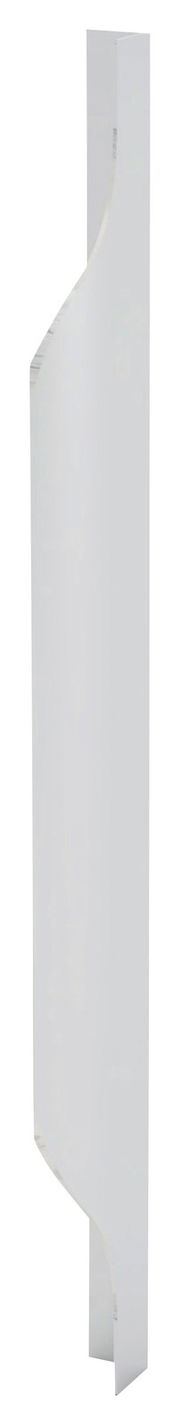 Seitliche Ansicht einer Griffleiste aus Aluminium in schlankem, modernem Design.