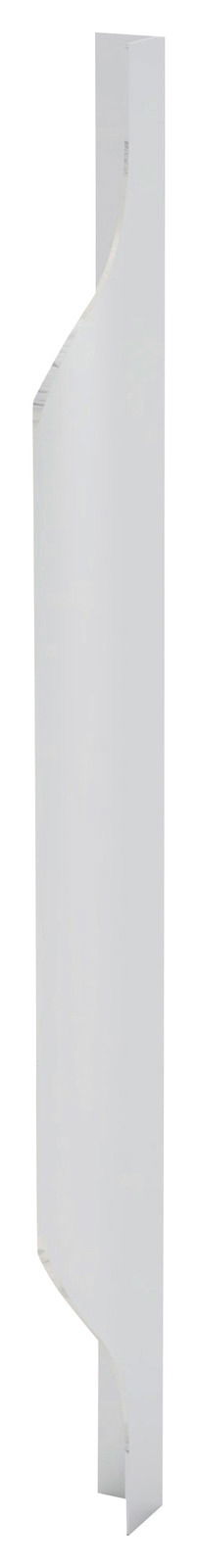 Seitliche Ansicht einer Griffleiste aus Aluminium in schlankem, modernem Design.