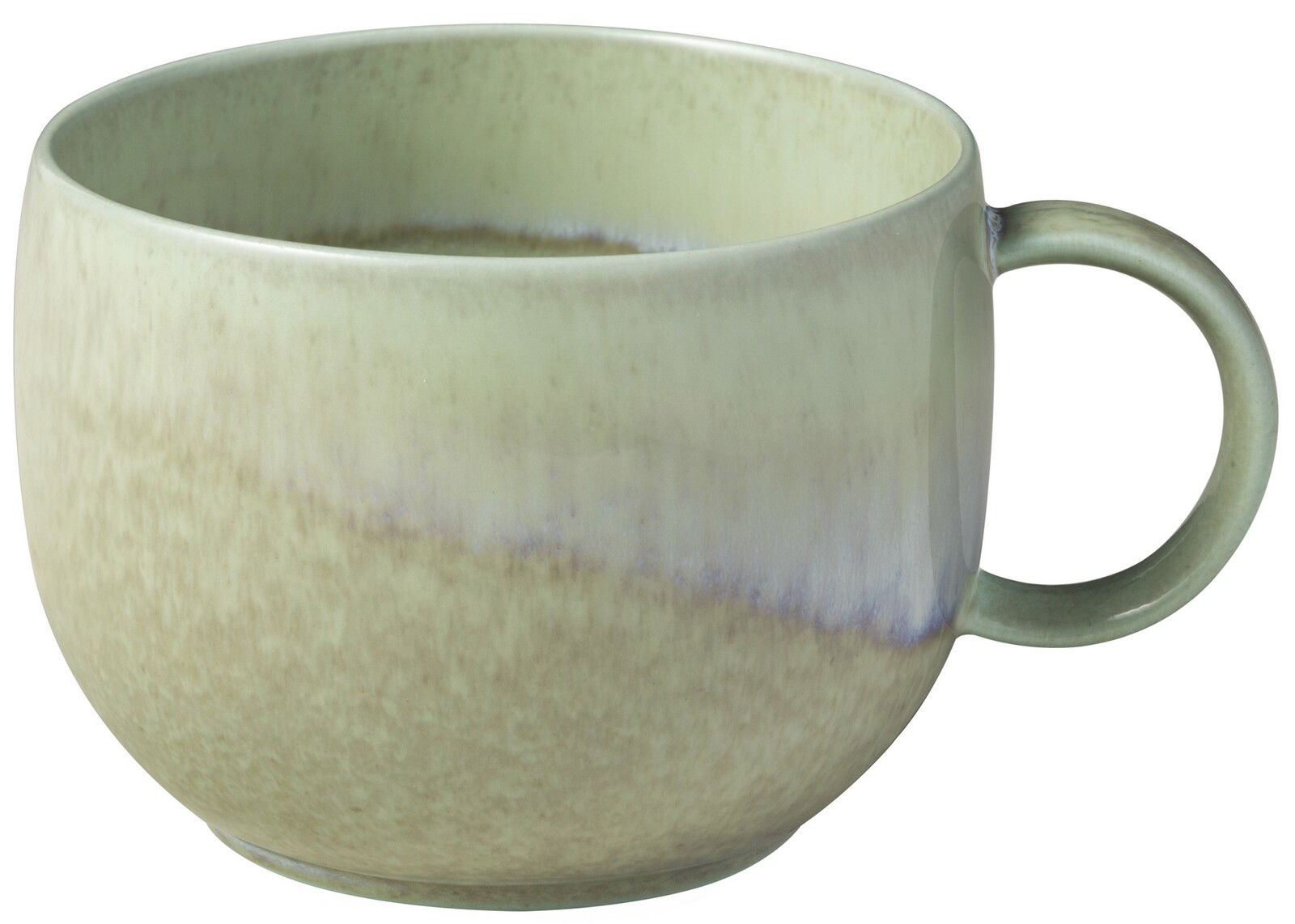 Like by Villeroy & Boch Espressotasse PERLEMOR ALGA Espressotasse aus Keramik in sanften Grüntönen, seitliche Perspektive