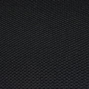 Nahaufnahme eines schwarzen Stoffes mit feiner Textur, Draufsicht