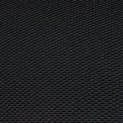 Nahaufnahme eines schwarzen Stoffes mit feiner Textur, Draufsicht