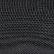 Nahaufnahme eines schwarzen Stoffes mit feiner Textur, Draufsicht