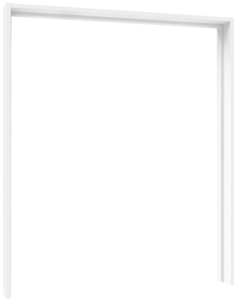 Ti´me Passepartout LAUSANNE PLUS Weißer Passepartout-Rahmen aus schräger Perspektive