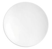 Weißer runder Pasta- und Salatteller, Draufsicht