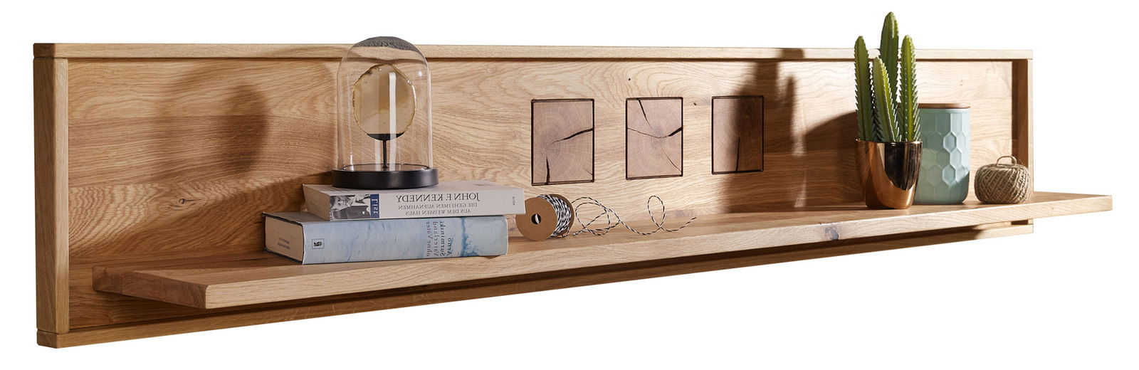 Landscape Wandboard III MERAN Holzwandboard mit dekorativen Elementen, seitliche Perspektive