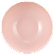 Rosa Müslischale aus der Vogelperspektive