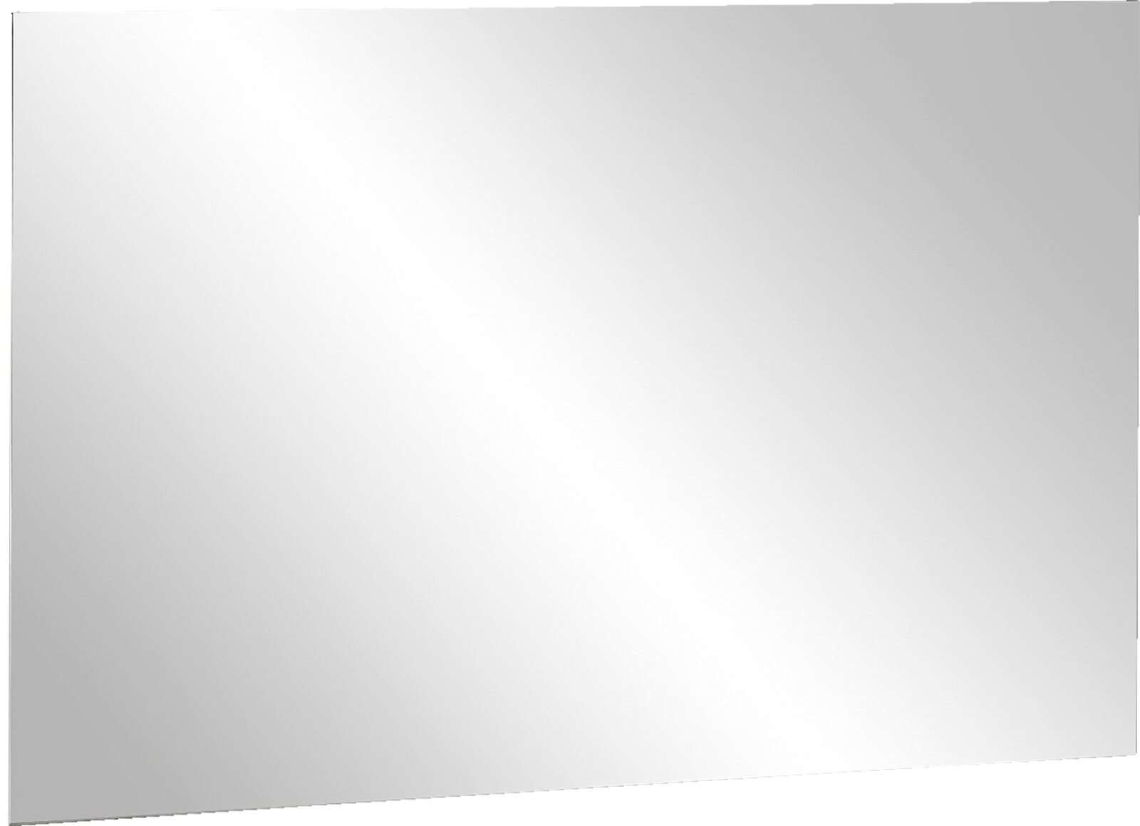 Voleo Spiegel UNIVERSAL Rechteckiger Wandspiegel in schlichter Ausführung, seitliche Perspektive