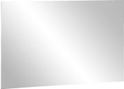 Rechteckiger Wandspiegel in schlichter Ausführung, seitliche Perspektive