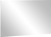 Rechteckiger Wandspiegel in schlichter Ausführung, seitliche Perspektive