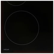 Glaskeramikkochfeld mit zwei Kochzonen, Draufsicht