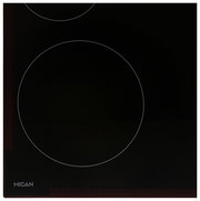 Glaskeramikkochfeld mit zwei Kochzonen, Draufsicht