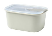 Frischhaltedose Easyclip 450ml in seitlicher Perspektive mit transparentem Deckel und Clip-Verschluss
