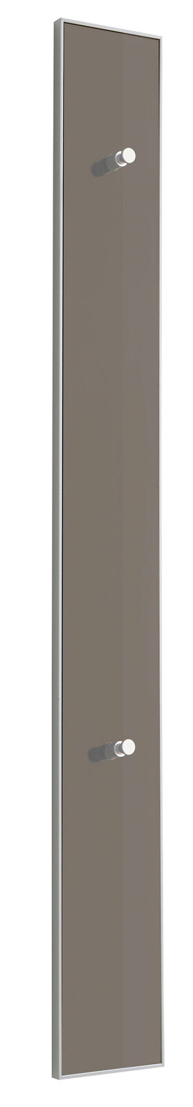 VOSS Paneel-Leiste SANTINA Schmale Paneel-Leiste mit zwei Haken, seitliche Perspektive