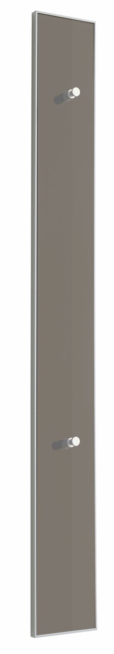 VOSS Paneel-Leiste SANTINA Schmale Paneel-Leiste mit zwei Haken, seitliche Perspektive