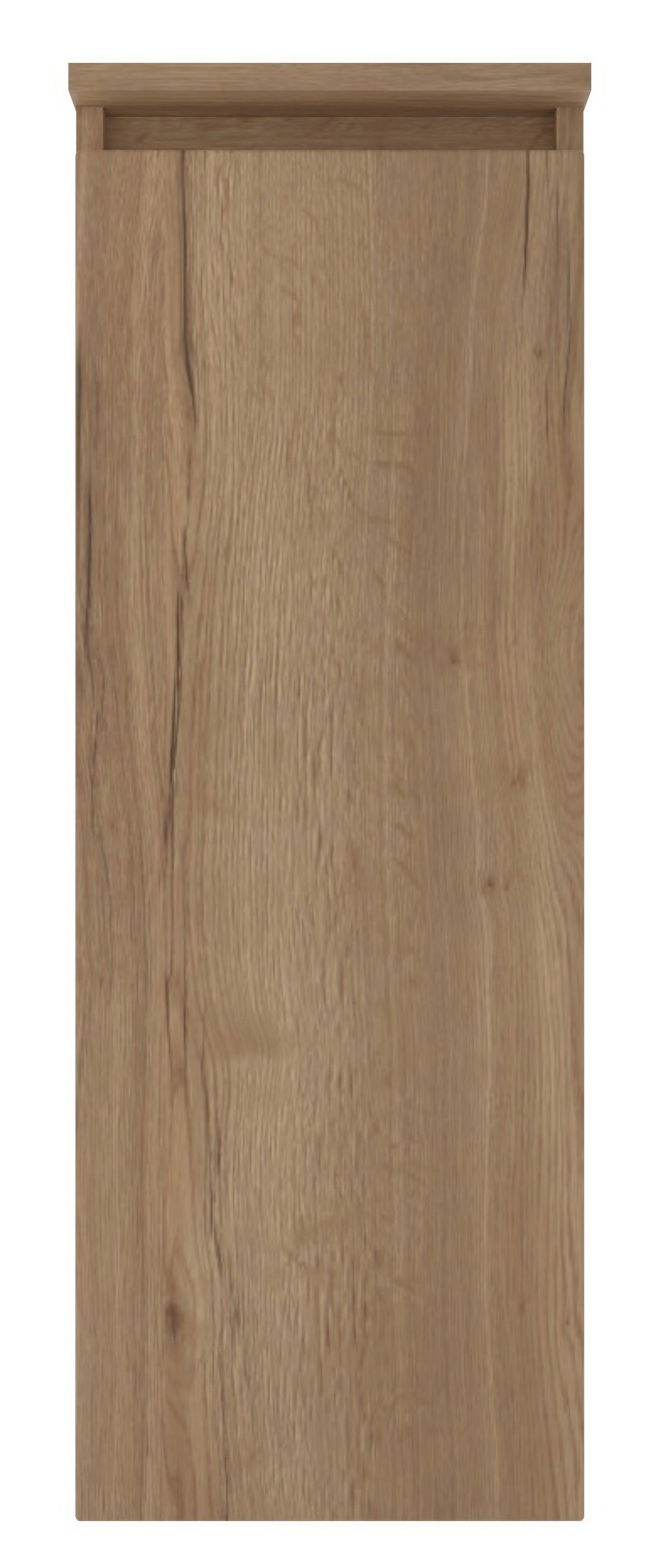 Novel Hoogkast rechts NV.210 Frontansicht eines Highboards mit Holzoptik und klaren Linien.