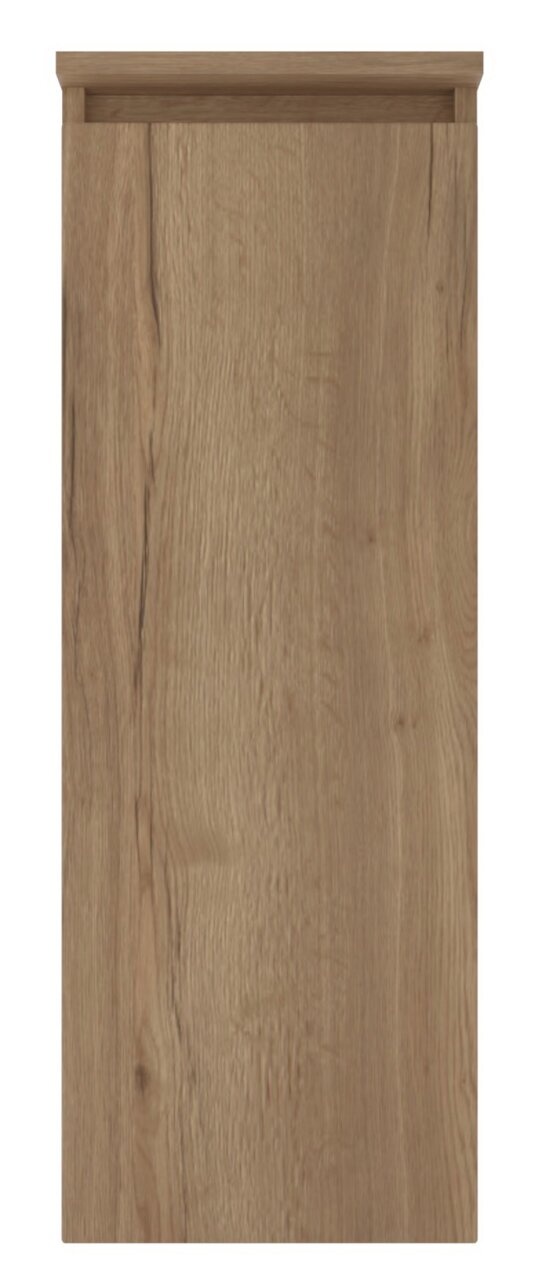 Frontansicht eines Highboards mit Holzoptik und klaren Linien.