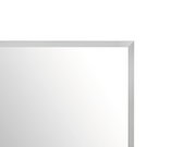 Facettenspiegel mit silbernem Rahmen, Nahaufnahme der oberen rechten Ecke