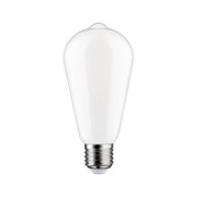LED Leuchtmittel in klassischer Glühbirnenform, frontal abgebildet