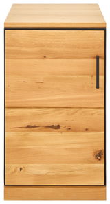 Holz-Aktenschrank mit zwei Schubladen, Frontansicht