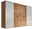Valnatura Kleiderschrank 4-türig LIGNUM