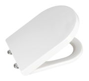 Premium WC-Sitz Calla in weiß, Ansicht von oben mit leichtem Winkel