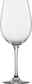 SCHOTT ZWIESEL Bordeauxglas CLASSICO Bordeaux Rotweinglas Classico in Frontalansicht