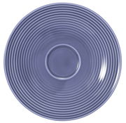 Große Kombi-Untertasse 16,5 cm in Blau mit konzentrischen Kreisen, Draufsicht