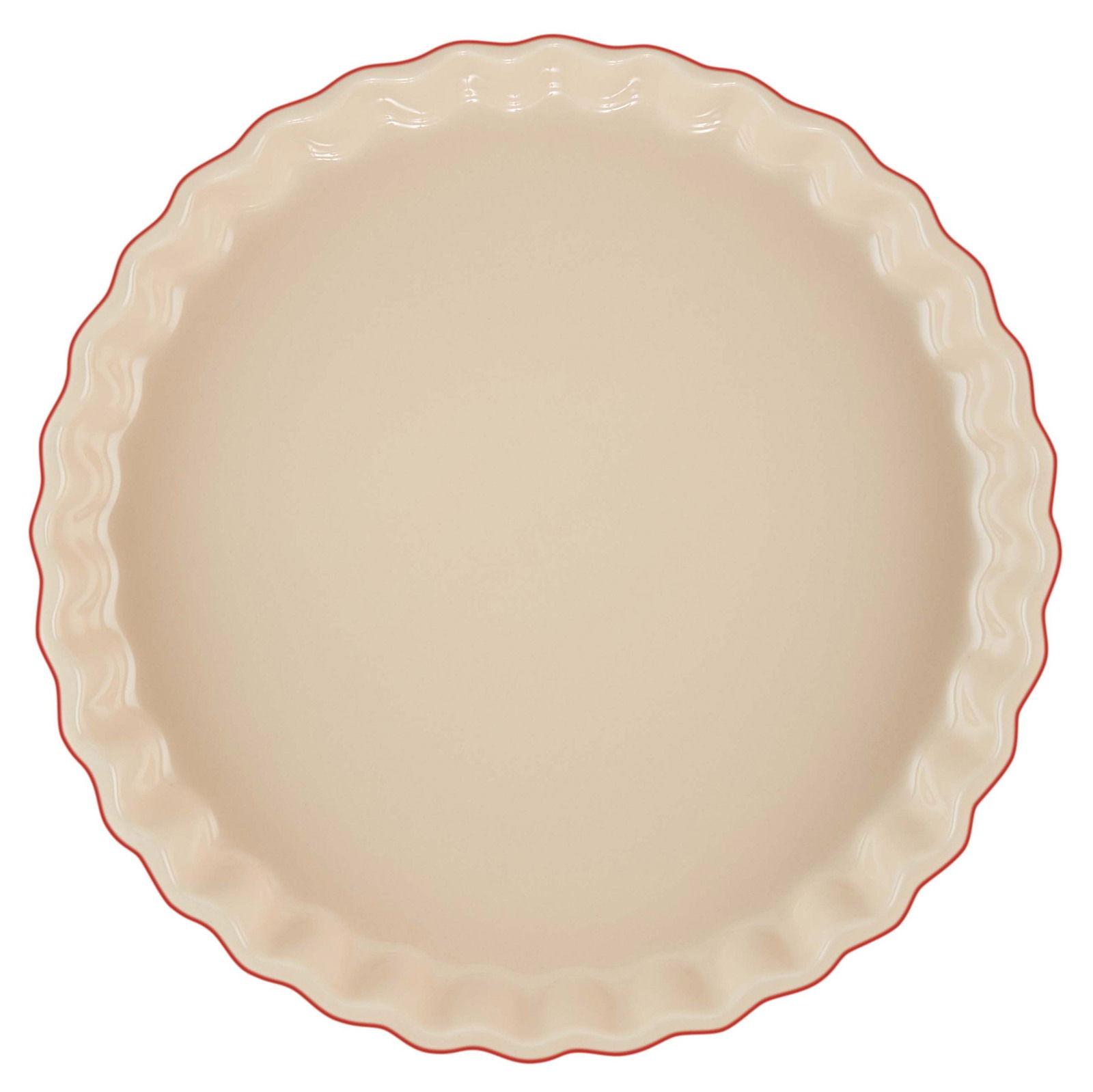 Tarte-Form 28cm kirschrot, Draufsicht