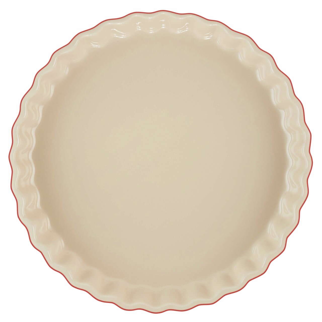 Tarte-Form 28cm kirschrot, Draufsicht