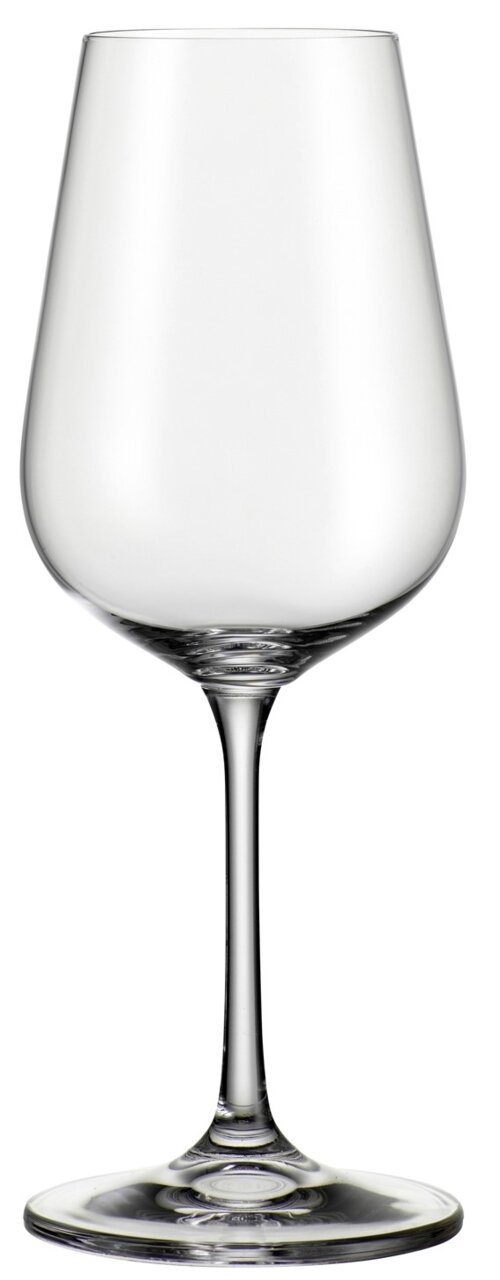 BOHEMIA Cristal Weißweinkelch LUCCA Weißweinkelch 360 ml Lucca, seitliche Ansicht