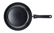 Schwarze Pfanne mit 20 cm Durchmesser, Draufsicht