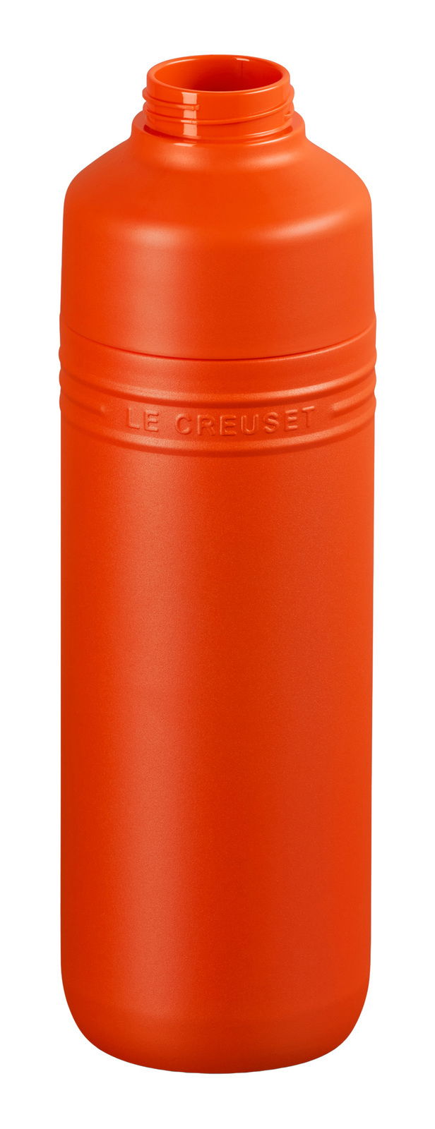 Ofenrote Trinkflasche 1L von Le Creuset, Vorderansicht