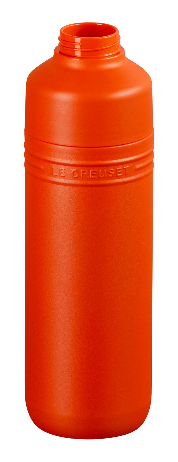 Ofenrote Trinkflasche 1L von Le Creuset, Vorderansicht