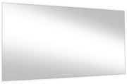 Großer rechteckiger Wandspiegel in seitlicher Perspektive