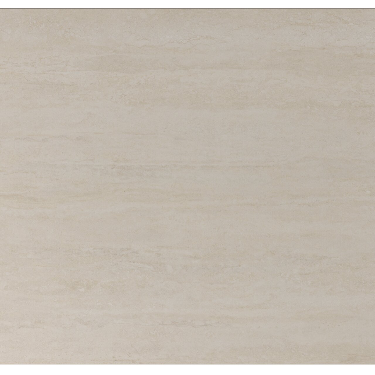 Nahaufnahme einer hellen, strukturierten Tischoberfläche aus Steinoptik, von oben betrachtet.