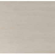 Nahaufnahme einer hellen, strukturierten Tischoberfläche aus Steinoptik, von oben betrachtet.