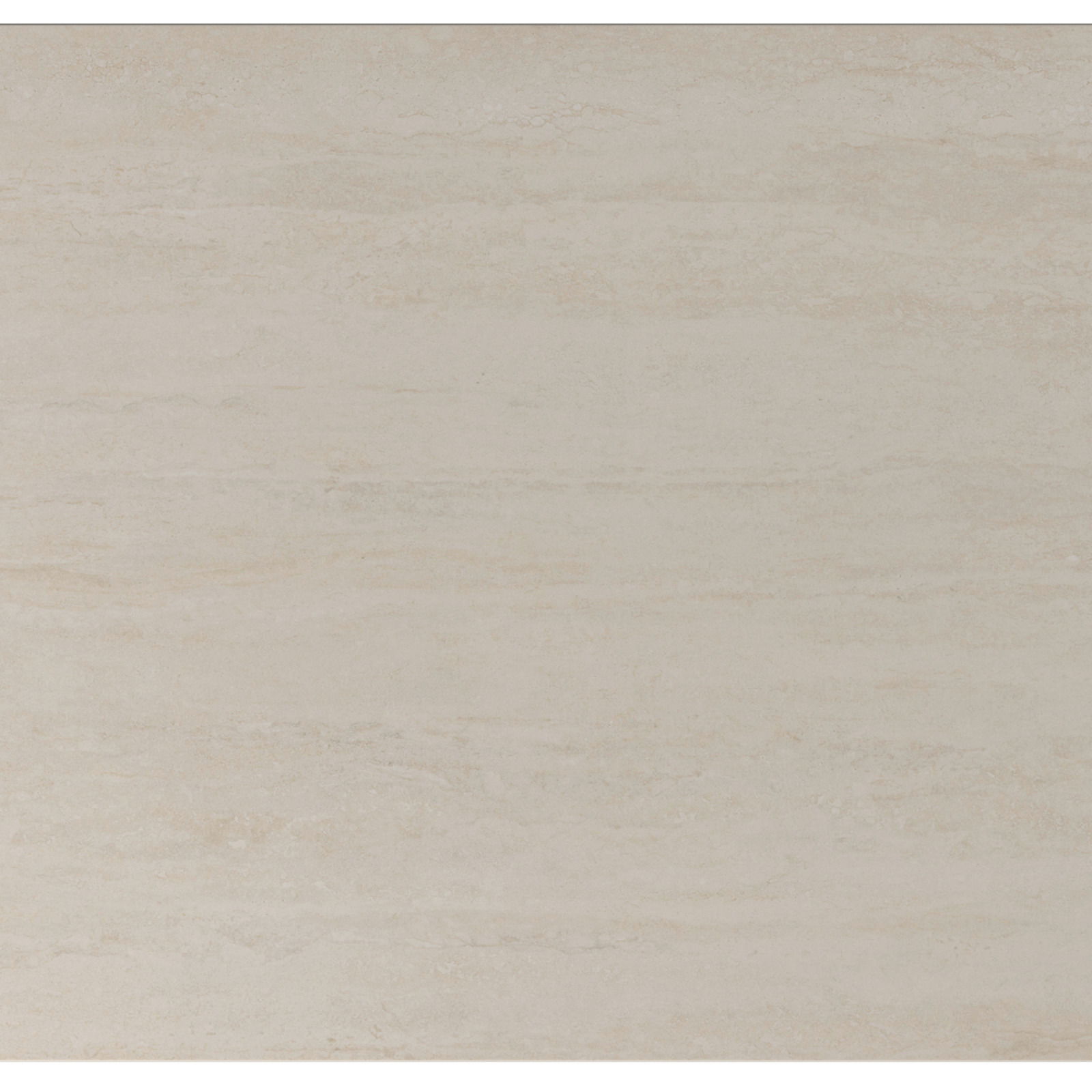 Nahaufnahme einer hellen, strukturierten Tischoberfläche aus Steinoptik, von oben betrachtet.