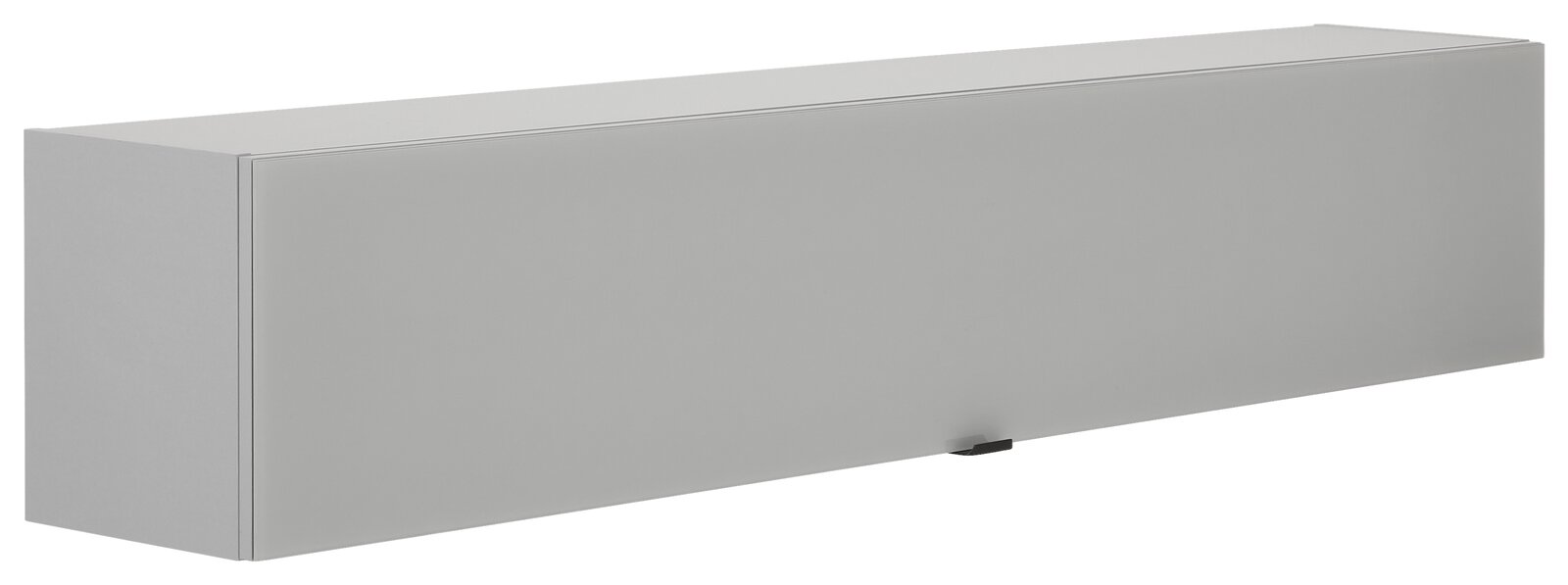 Hom´in Hängeschrank POOLE Moderner grauer Hängeschrank in seitlicher Perspektive