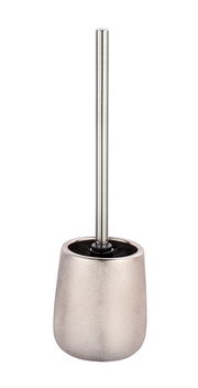 Keramik WC-Garnitur Glimma in rosegoldener Farbe, seitliche Perspektive