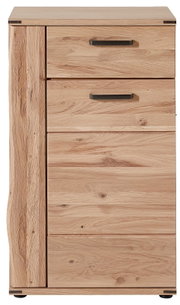 Schuhschrank aus Holz mit drei Schubladen, Frontansicht
