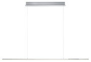 Moderne LED-Pendelleuchte OLE in minimalistischem Design, seitliche Perspektive