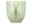 Hellgrüner Becher mit Henkel, seitliche Perspektive, geriffelte Oberfläche, 0,35 l Volumen