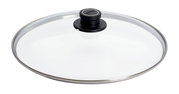 Veiligheidsglazen deksel met een diameter van 32 cm, zijaanzicht