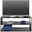 Carryhome TV-Regalelement ERIK TV-Regalelement in Frontalansicht mit Fernseher, Fernbedienung, Büchern und einer blauen Box auf den Regalböden.