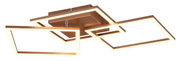 Moderne Deckenleuchte Trail mit geometrischem Design, seitliche Perspektive