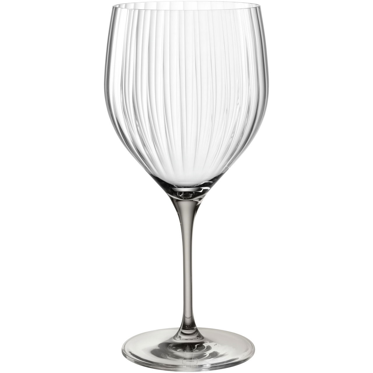Leonardo Cocktailglas POESIA Elegantes Cocktailglas POESIA in Grau mit 750ml Fassungsvermögen, seitliche Ansicht